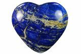Polished Lapis Lazuli Heart - Pakistan #170953-1
